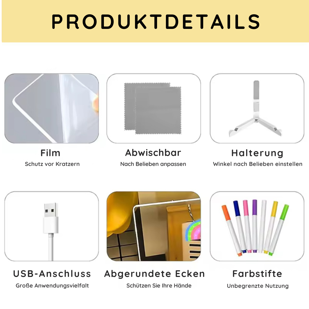 Magisches Lichtbrett